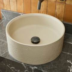 Rivius Mera - Lavabo Tròn Đá Tự Nhiên Tối Giản