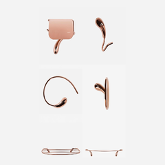 Rivius Aurveil – Bộ Phụ Kiện Phòng Tắm 6 Món Bằng Đồng Thanh Lịch