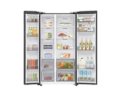 655L Tủ Lạnh Bespoke AI Side by Side -SpaceMax™, Đen
