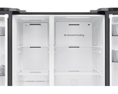 655L Tủ Lạnh Bespoke AI Side by Side -SpaceMax™, Đen