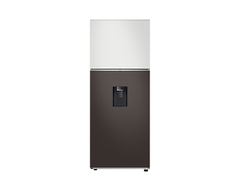 406L Tủ Lạnh Bespoke AI Đông Trên -Optimal Fresh+, Nâu