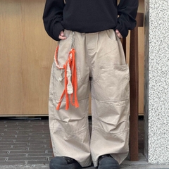 Quần Dài Kaki Be Đắp Túi PL