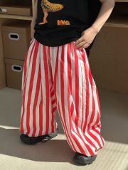 Quần Dài  Dù Sọc Đỏ Trắng LY