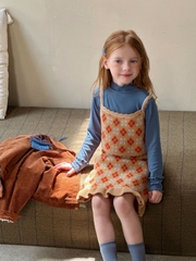 SD Áo Váy Len Hoa Kèm Áo Giữ Nhiệt MM