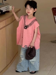 Áo Ba Lỗ Dây Chuyền Hồng