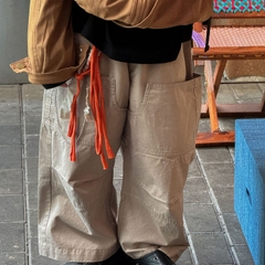 Quần Dài Kaki Be Đắp Túi PL