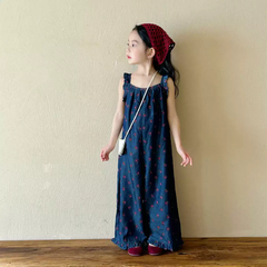 Jump Jean Dài Xanh Hoa WD