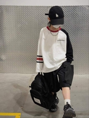 ÁO DÀI TAY TRẮNG MIX TAY PD