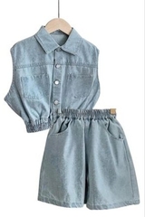 Set gile jean nhạt