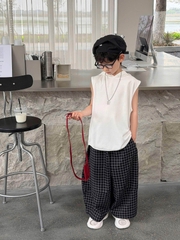 SD Áo Hoodie+Quần Caro Đen FS
