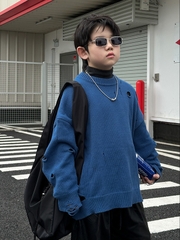 Áo Dài Len Xanh Rách Ly