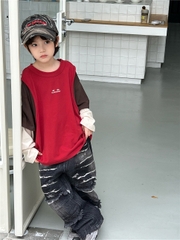 Áo Dài Nâu Đỏ Giả 3 Lớp SN