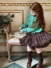 Áo Dài Len Xanh Bèo Chengle