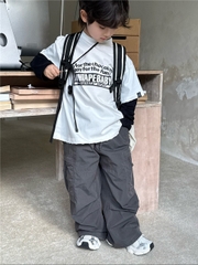 Quần Dài Dù Xám SN
