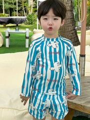 Set Bơi Kẻ Xanh Hình Chim