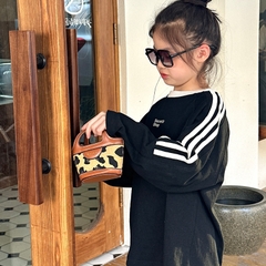 ÁO DÀI ĐEN SỌC TAY ZD