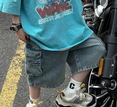 Quần Ngắn Jean Túi Hông AM