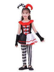 Set Dài Váy Quần Chú Hề Kèm Cài