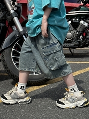 Quần Ngắn Jean Túi Hông AM