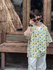 Áo Sơ Mi Hoa Hướng Dương PL