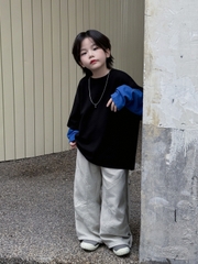 AD Đen Mix Tay Xanh AY