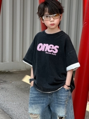 Áo Ngắn Ones Đen AM
