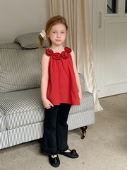 Quần Jean Dài Đen Loe Peach