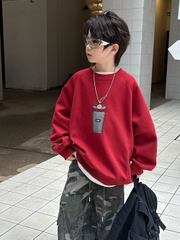 AD Nỉ Đỏ Ly Nước AM