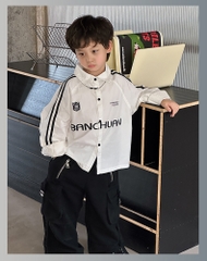Áo Sơmi Trắng Sọc Đen HAN