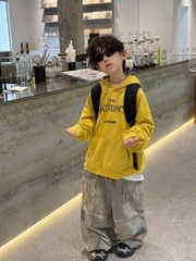 Áo Hoodie Vàng Chữ Đen FS