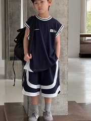 SET Ngắn Thể Thao Xanh Đen B SX