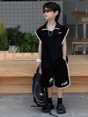 SET Ngắn Đen Viền Trắng FS