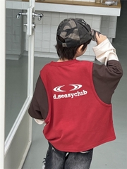 Áo Dài Nâu Đỏ Giả 3 Lớp SN