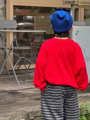 SD Áo Đỏ Gấu Quần Sọc Đen PL