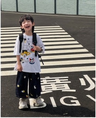 SET Ngắn Áo Mickey Quần Xanh FK