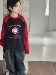 Áo Dài Đỏ Đen Hình Bóng SN