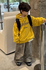 Áo Hoodie Vàng Chữ Đen FS