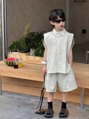 SET Ngắn Xám Túi Trước FS