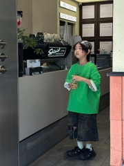 QN Jean Đen Rách 1 Gối Ly