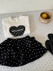 SN Áo Tim Váy Bi Đen YK