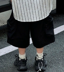 QN Kaki Túi Kéo Đen FS