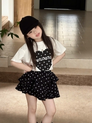 SN Áo Tim Váy Bi Đen YK