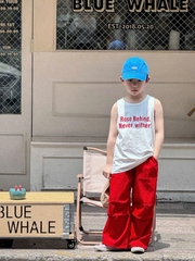 Áo Ba Lỗ Trắng Chữ Đỏ PL