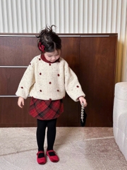 Váy Ngắn Kẻ Caro Đỏ WP