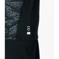 Áo Under Armour Chính hãng - UA Heatgear Comfort Fitted Novelty  - Màu Đen | JapanSport 1384734-001