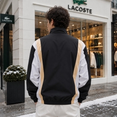 Áo Khoác Lacoste Chính hãng - Colorblock Waterproof Track Jacket - Màu Đen/Be/Trắng | JapanSport BH6978-51-IKH