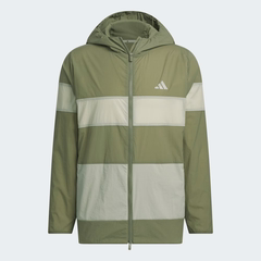 Áo Khoác ADIDAS Nam Chính Hãng - 3-Stripe Wind Jacket - Màu Olive | JapanSport JF6305