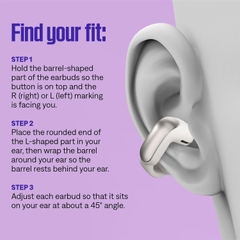Tai nghe Bose chính hãng - Bose Ultra Open Earbuds - Màu trắng | JapanSport