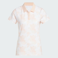 Áo Polo Adidas Nữ Chính Hãng - Ultimate365 Printed Blanket - Màu Hồng | Japansport JC6764