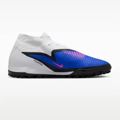 Giày Đá bóng Nike Chính Hãng - Nike Phantom 6 High Academy - Màu Trắng/Xanh | JapanSport HQ2277-446